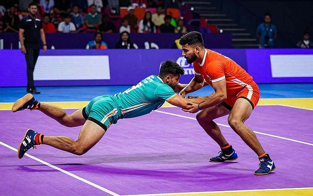ভারতের অল আউট-গণিত আর চাইনিজ তাইপের নীরব উত্থান: কাবাডি গ্রুপ পর্বের স্কোর-রিপোর্ট ভেঙে পড়া ভারতের অল আউট-গণিত আর চাইনিজ তাইপের নীরব উত্থান: কাবাডি গ্রুপ পর্বের স্কোর-রিপোর্ট ভেঙে পড়া